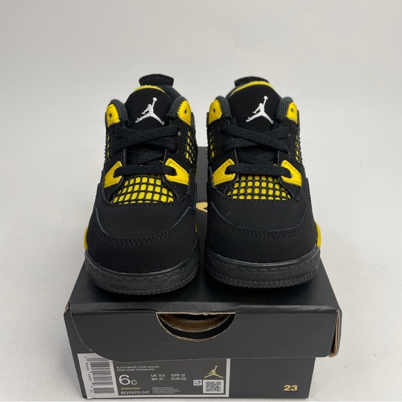 Nike Air Jordan 4 Retro TD “Thunder/Tour Yellow” 2023 - Picture 2 of 4